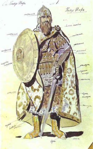 Prince Igor by Constantin Alexeevich Korovin Oil Painting