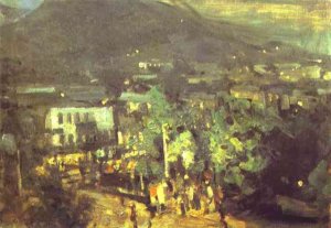 Southern Night Oil painting by Constantin Alexeevich Korovin