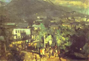 Southern Night Oil painting by Constantin Alexeevich Korovin