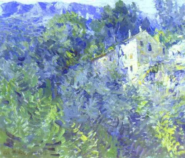The French Midday by Constantin Alexeevich Korovin - Hand-Painted Oil Painting Reproduction