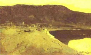 The Murman Shore Oil painting by Constantin Alexeevich Korovin