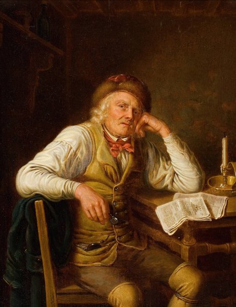 The Politician  by Constantin Schroeter - Hand-Painted Oil Painting Reproduction