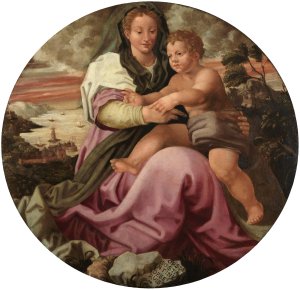 Virgin And Child by Constantini De Servi Oil Painting
