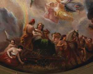 Study for the Apotheosis of Washington in the Rotunda of the United States Capitol Building by Constantino Brumidi Oil Painting