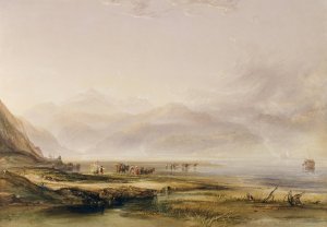 Traeth Mawr by Copley Fielding Oil Painting
