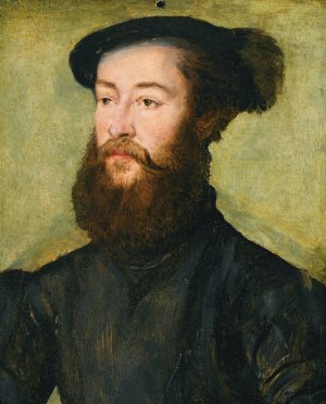 Portrait Of A Gentleman by Corneille De Lyon Oil Painting