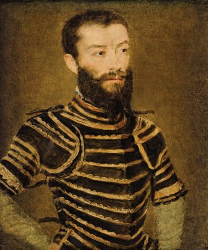 Portrait Of A Man In Armour by Corneille De Lyon Oil Painting