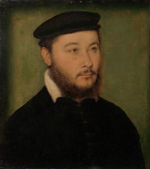 Portrait of a Man by Corneille De Lyon Oil Painting