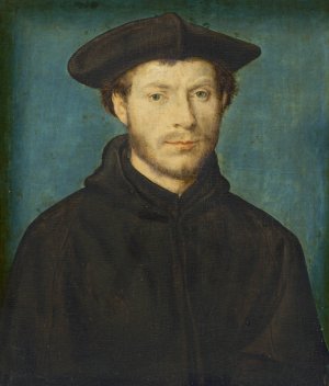 Portrait of a Man by Corneille De Lyon Oil Painting