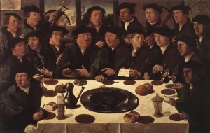 Banquet of Members of Amsterdam's Crossbow Civic Guard