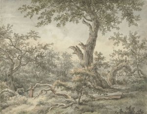 Boslandschap by Cornelis Buys Oil Painting