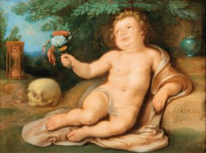 An Allegory of Vanitas by Cornelis Cornelisz Van Haarlem Oil Painting