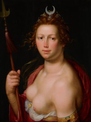 Diana as Goddess of the Hunt by Cornelis Cornelisz Van Haarlem Oil Painting