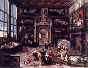 Gallery of a Collector by Cornelis De Baellieur Oil Painting