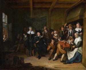 La Main Chaude by Cornelis De Man Oil Painting