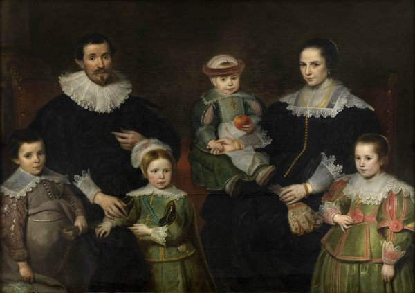 Main Product Photo of Family portrait  Painting by Cornelis De Vos