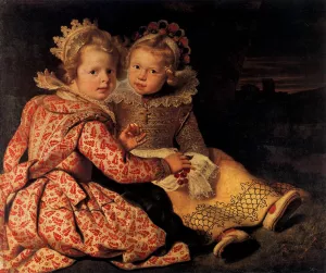 Magdalena and Jan-Baptist de Vos by Cornelis De Vos Oil Painting