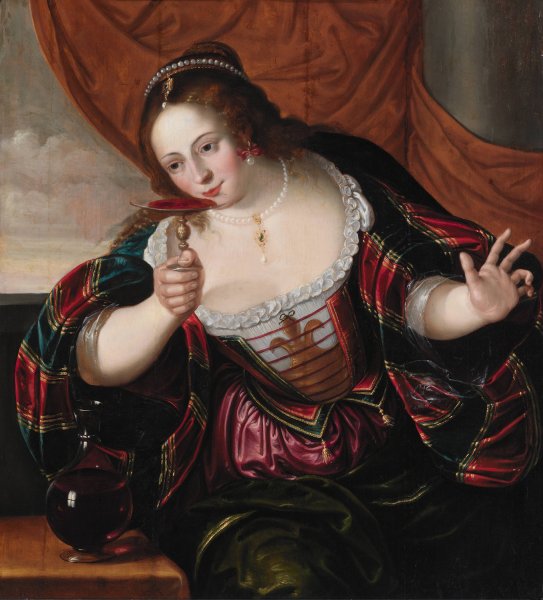 Main Product Photo of Portrait of a Lady Painting by Cornelis De Vos