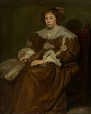 Portrait of a Young Woman by Cornelis De Vos Oil Painting