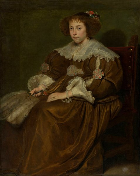 Portrait of a Young Woman by Cornelis De Vos - Hand-Painted Oil Painting Reproduction