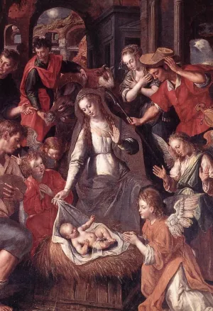 Scene from the Life of the Virgin by Cornelis De Vos - Oil Painting Reproduction