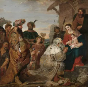 The Adoration of the Magi by Cornelis De Vos Oil Painting