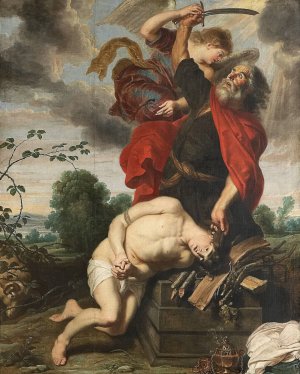 The Sacrifice of Abraham by Cornelis De Vos Oil Painting