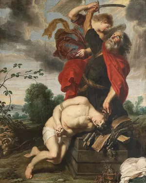 The Sacrifice of Abraham by Cornelis De Vos Oil Painting