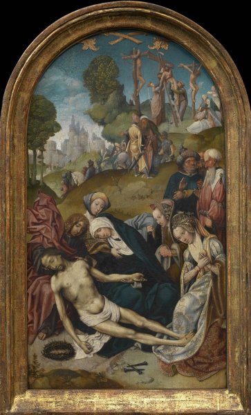 The Lamentation of Christ  by Cornelis Engebrechtsz - Hand-Painted Oil Painting Reproduction
