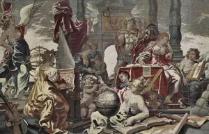 The Seven Liberal Arts Oil painting by Cornelis I Schut