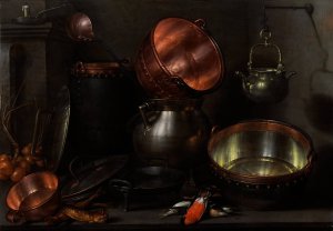 Allegory of the Four Elements by Cornelis Jacobsz Delff Oil Painting