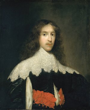Portrait of a Gentleman by Cornelis Jonson Van Ceulen Oil Painting
