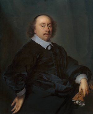 Portrait of a Man by Cornelis Jonson Van Ceulen Oil Painting