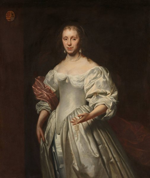 Main Product Photo of Portrait of Cornelia Craen van Haeften  Painting by Cornelis Jonson Van Ceulen