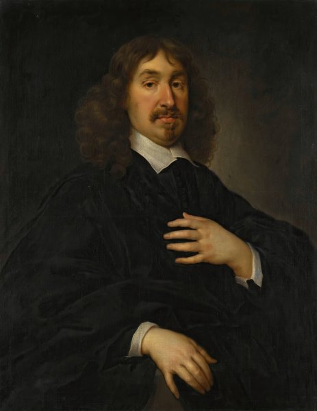 Main Product Photo of Portrait of John Hamilton, 1st Lord Bargany  Painting by Cornelis Jonson Van Ceulen