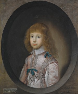 Portrait of Robert, Lord Bruce, Later 2nd Earl of Elgin And 1st Earl of Ailesbury by Cornelis Jonson Van Ceulen Oil Painting