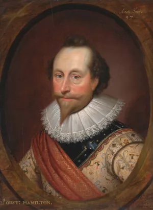 Sir Alexander Temple by Cornelis Jonson Van Ceulen Oil Painting