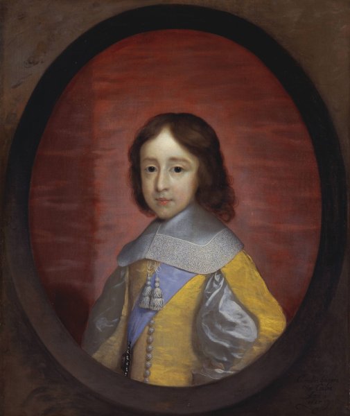Main Product Photo of William III, Prince of Orange, as a child  Painting by Cornelis Jonson Van Ceulen