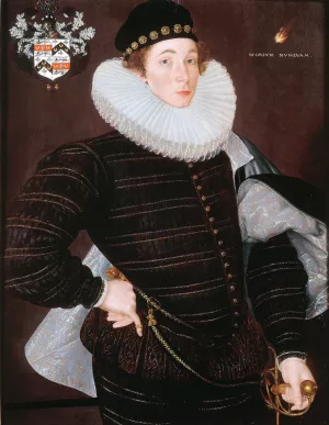 Richard Goodricke of Ribston, Yorkshire by Cornelis Ketel Oil Painting