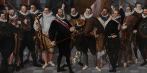 The Company of Captain Dirck Jacobsz Rosecrans and Lieutenant Pauw by Cornelis Ketel Oil Painting