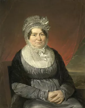 Mrs Brak-Haskenhoff by Cornelis Kruseman Oil Painting