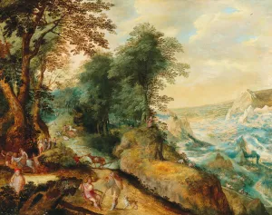 Moses at Mount Nebo by Cornelis Molenaer Oil Painting