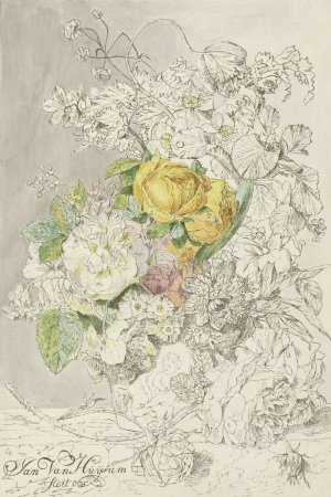 Bloemstuk by Cornelis Ploos Van Amstel Oil Painting