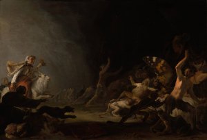 A Witches' Sabbath by Cornelis Saftleven Oil Painting