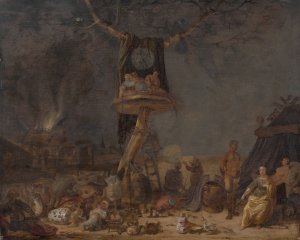 Patientia by Cornelis Saftleven Oil Painting