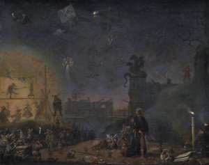The Vision of the Sunday Child by Cornelis Saftleven Oil Painting