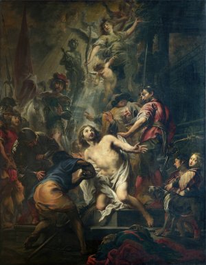 The Beheading of Saint George by Cornelis Schut Oil Painting