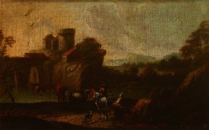 Landscape by Cornelis Thim Oil Painting