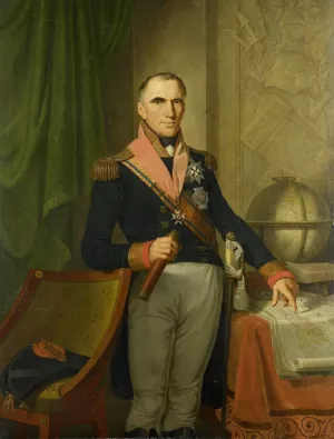 Jonkheer Theodorus Frederik van Capellen Oil painting by Cornelis Van Cuylenburgh II