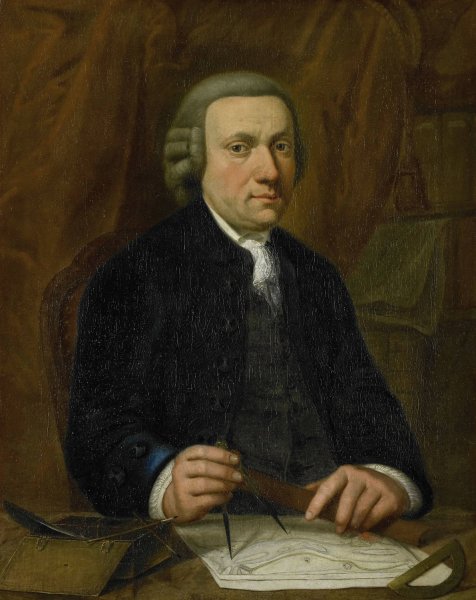 Main Product Photo of Portrait of Barend Goudriaan Ariesz.  Painting by Cornelis Van Cuylenburgh II